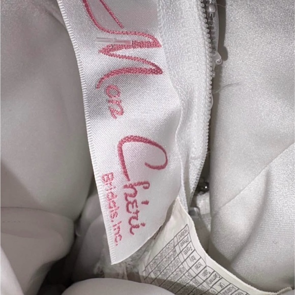 Mon Cheri Elegant White Wedding Dress - Picture 9 of 9